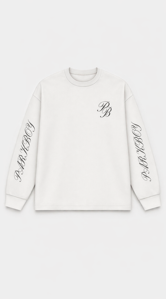 Parkboy Longsleeve - The New Essential (White)